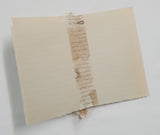 Handmade Mini Vintage Postcard Journal - UH