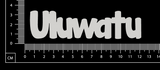 Uluwatu - C - White Chipboard