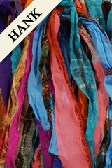 Reclaimed Sari Ribbon Hank - Unique - CS