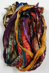 Reclaimed Sari Ribbon Hank - Unique - CU