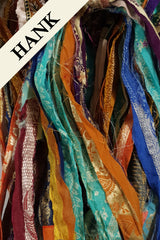 Reclaimed Sari Ribbon Hank - Unique - CV