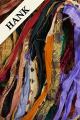 Reclaimed Sari Ribbon Hank - Unique - CY