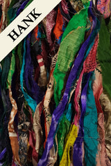 Reclaimed Sari Ribbon Hank - Unique - CZ