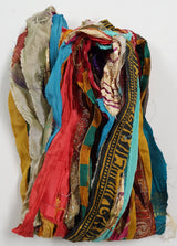 Reclaimed Sari Ribbon Hank - Unique - DA