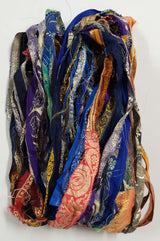 Reclaimed Sari Ribbon Hank - Unique - DB
