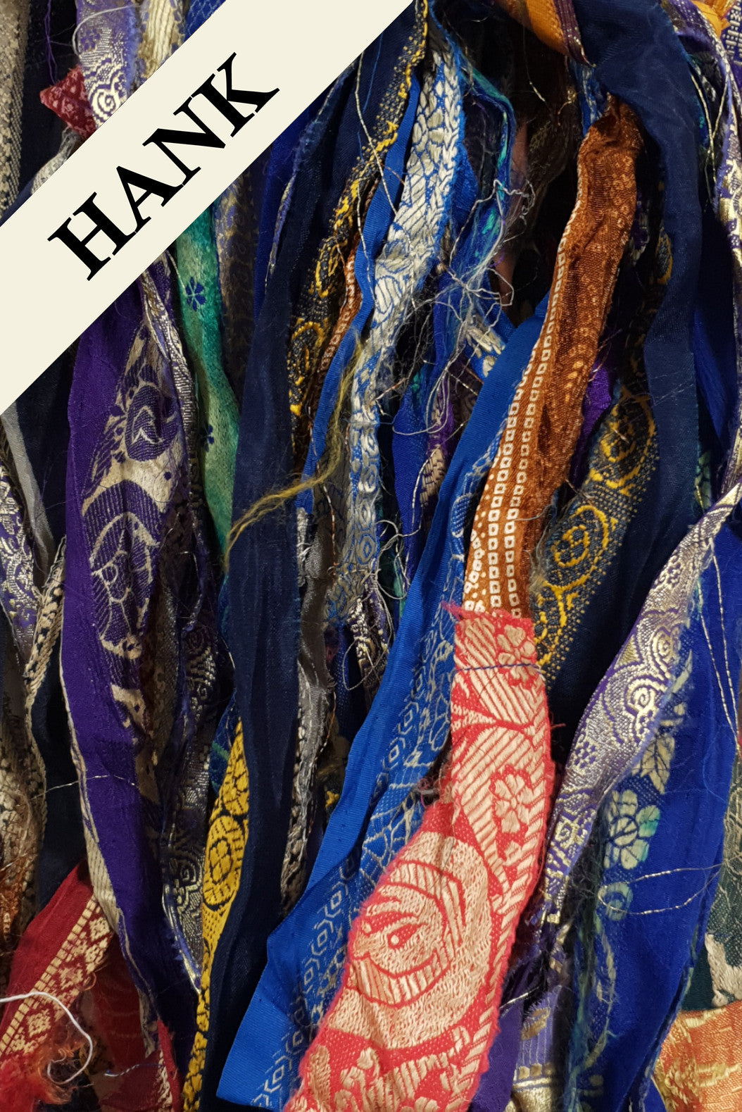 Reclaimed Sari Ribbon Hank - Unique - DB