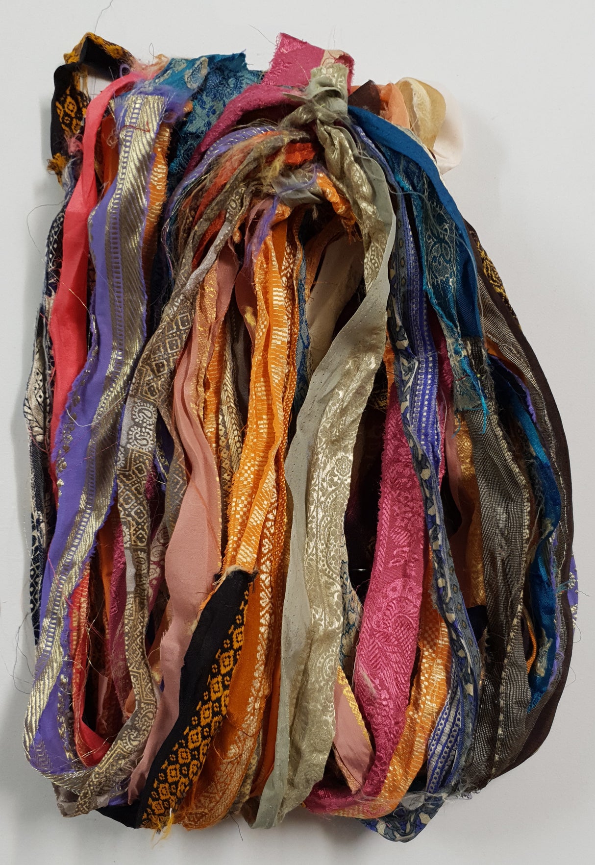 Reclaimed Sari Ribbon Hank - Unique - DC