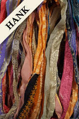 Reclaimed Sari Ribbon Hank - Unique - DC