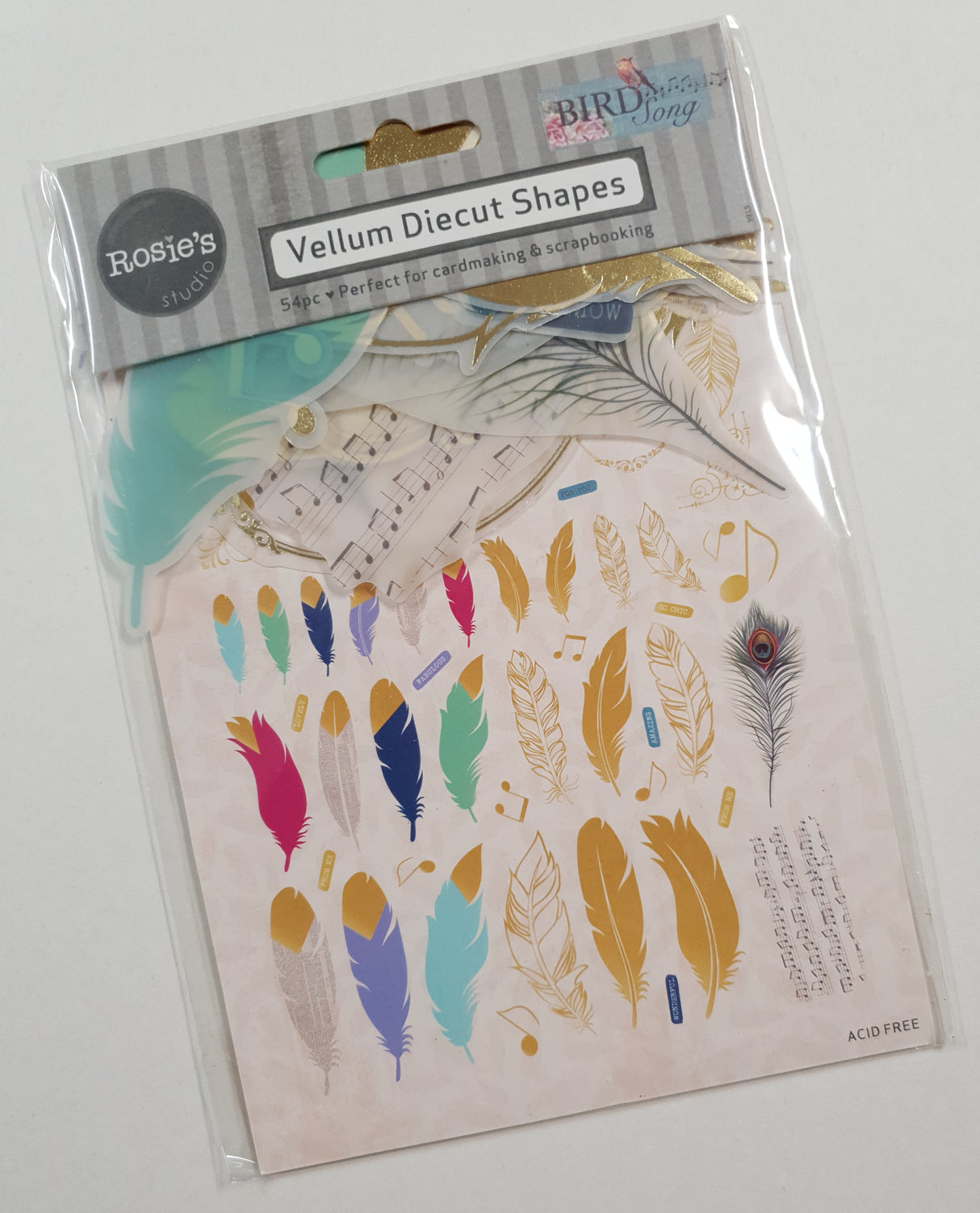 Rosie's Studio - Vellum Die Cut Shapes