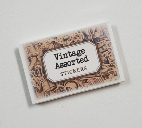 Tin of Assorted Stickers - Vintage Assorted - Selected at Random