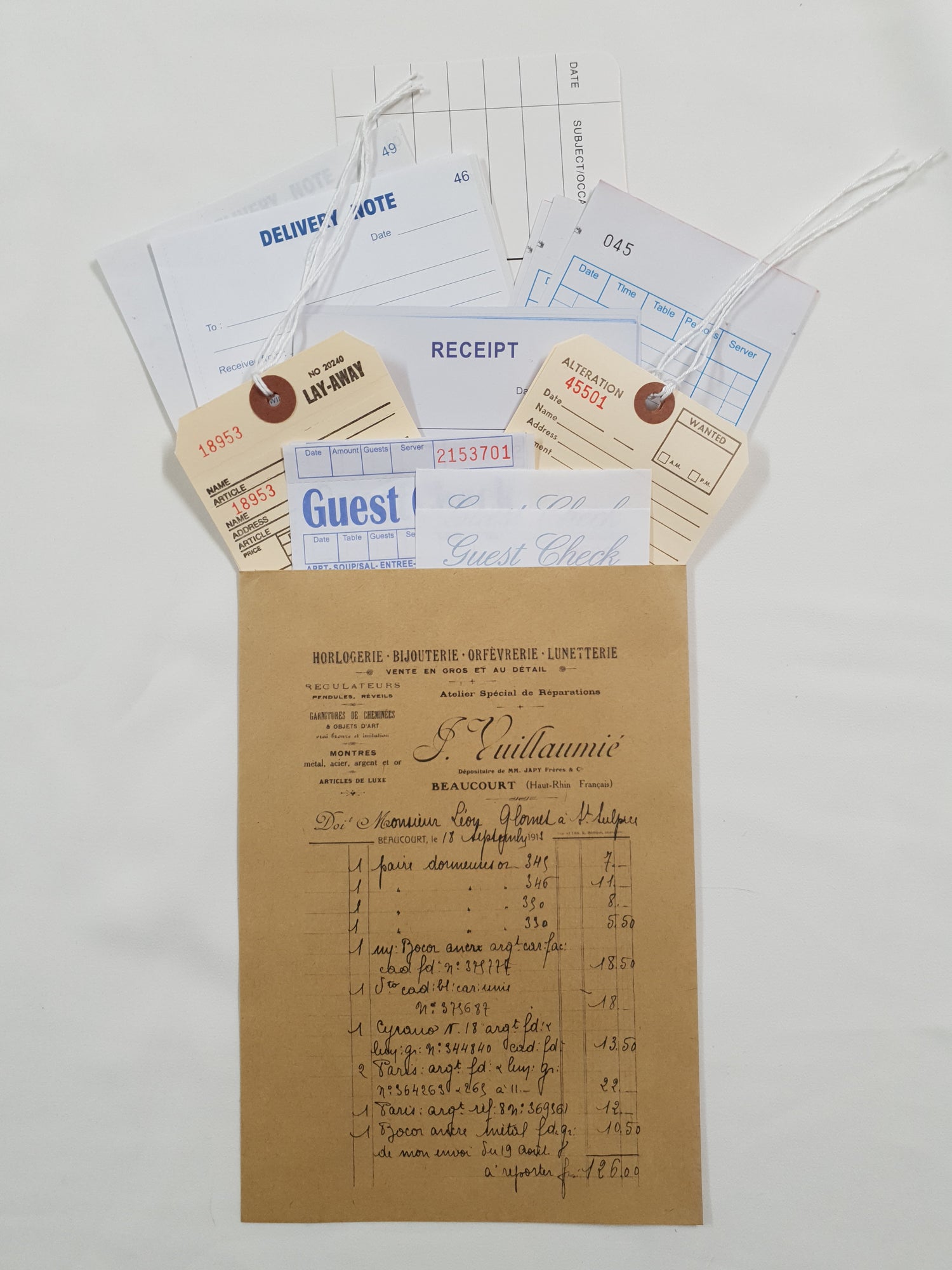 Assorted Documents Pack - LX
