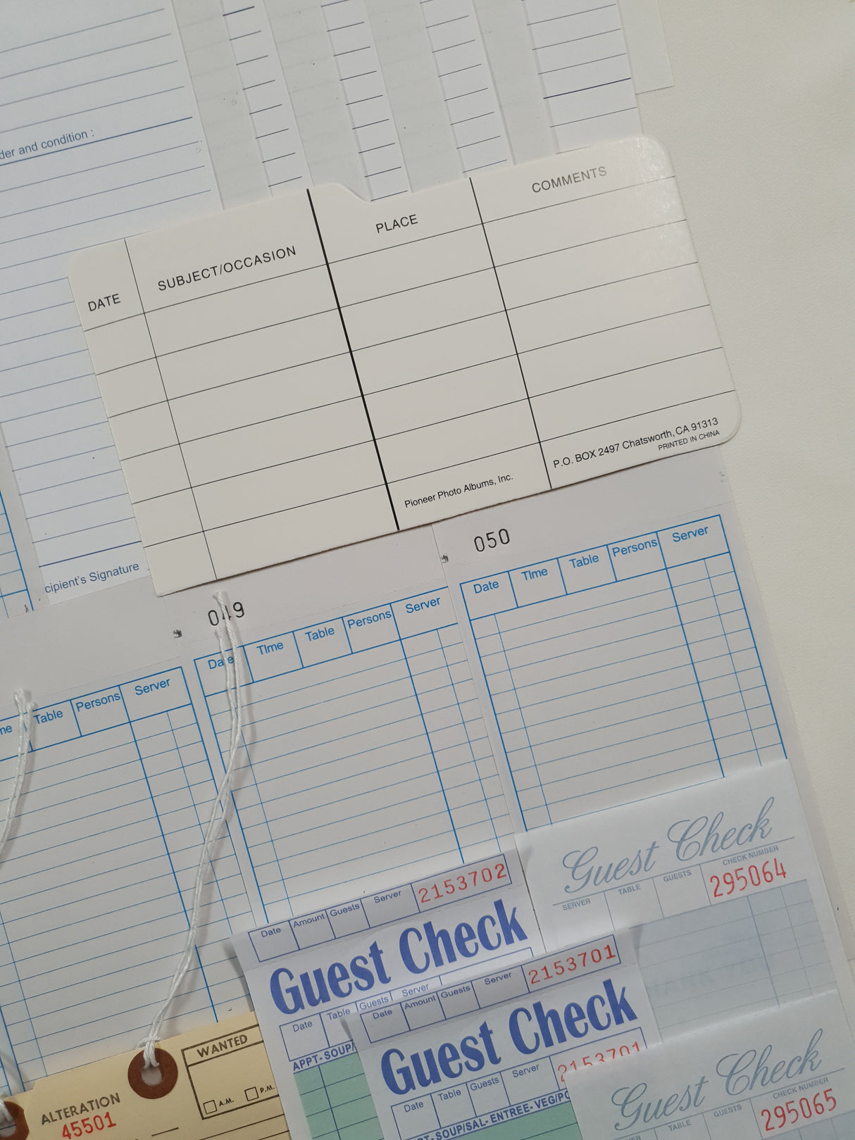 Assorted Documents Pack - LX