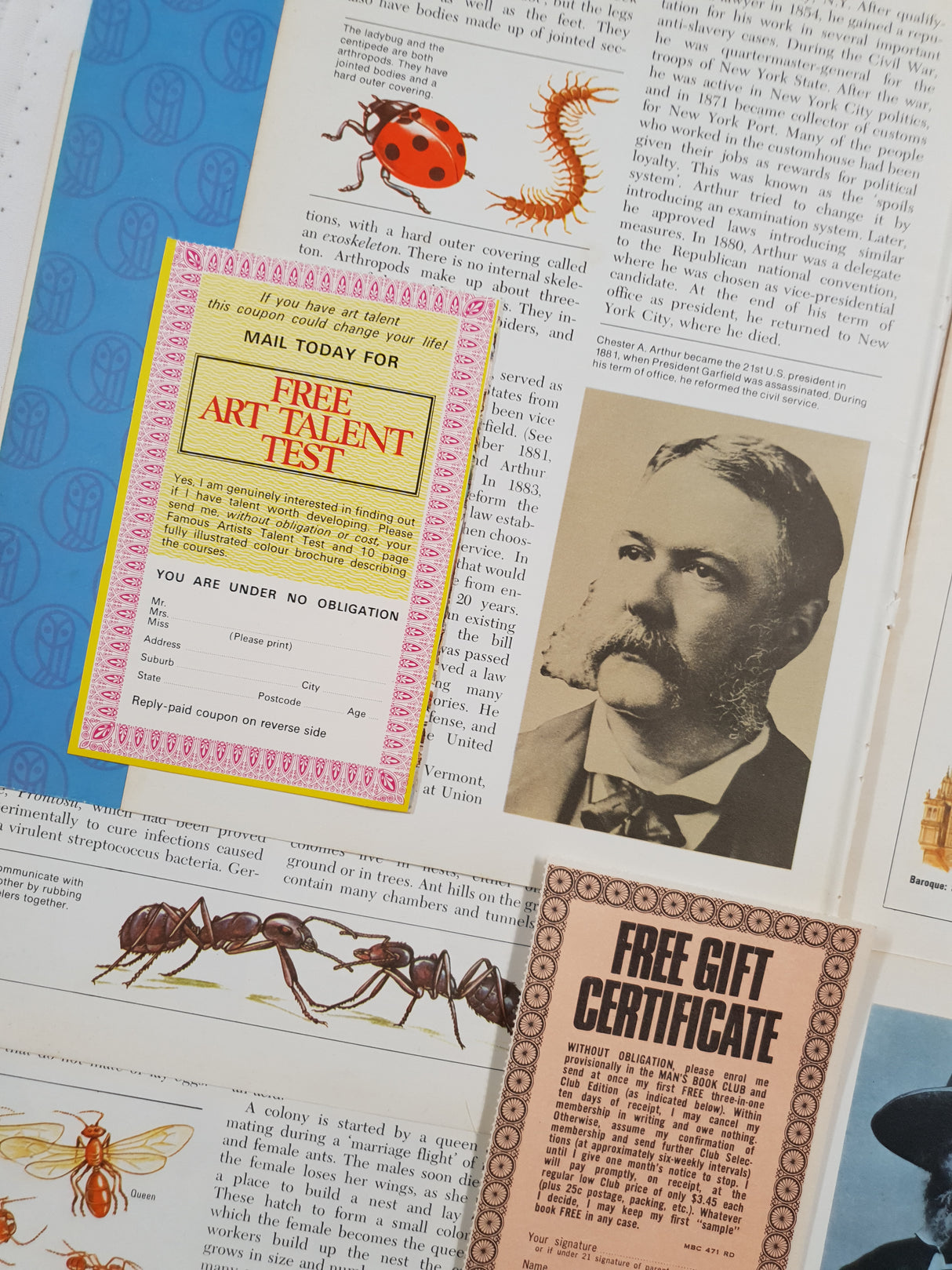 Authentic Vintage Encyclopedia Pages Pack - DE