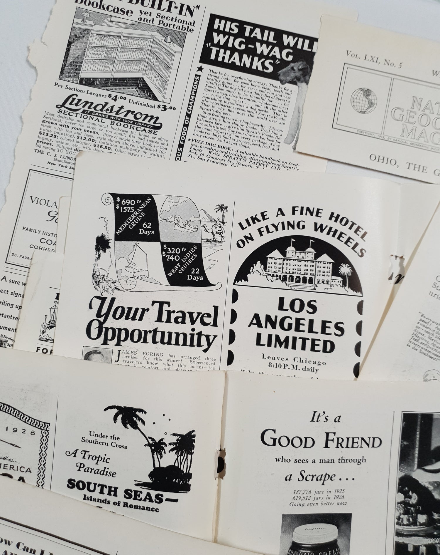 Authentic Vintage Advertisement Pages Pack - DM