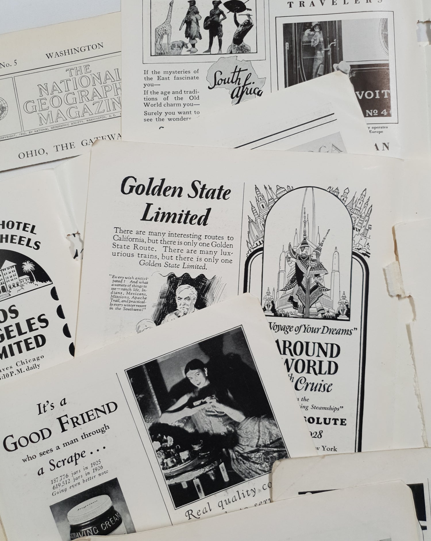 Authentic Vintage Advertisement Pages Pack - DM