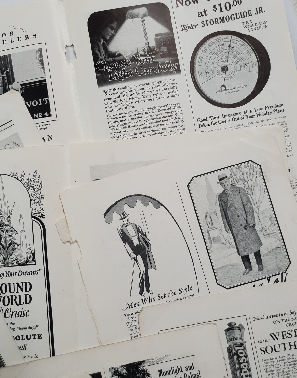 Authentic Vintage Advertisement Pages Pack - DM