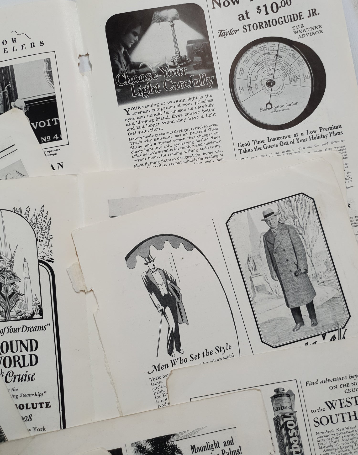 Authentic Vintage Advertisement Pages Pack - DM