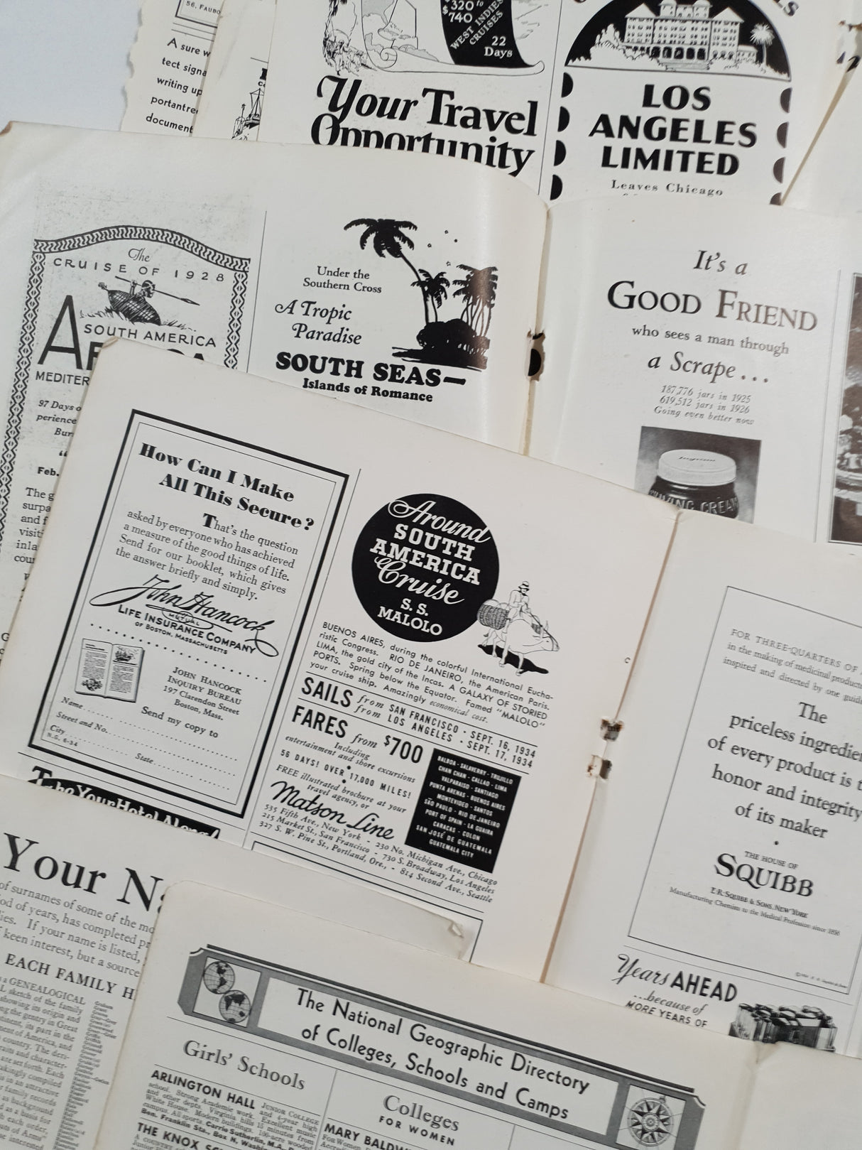 Authentic Vintage Advertisement Pages Pack - DM
