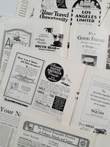 Authentic Vintage Advertisement Pages Pack - DM