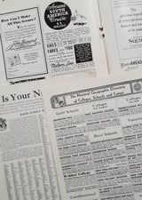 Authentic Vintage Advertisement Pages Pack - DM