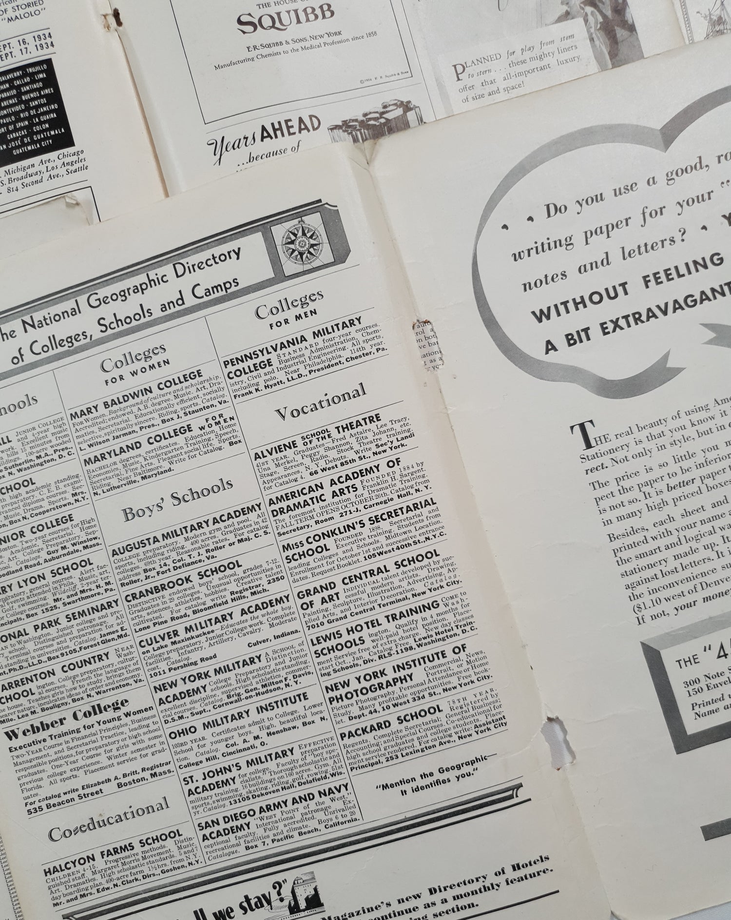 Authentic Vintage Advertisement Pages Pack - DM