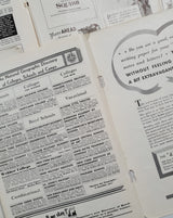 Authentic Vintage Advertisement Pages Pack - DM