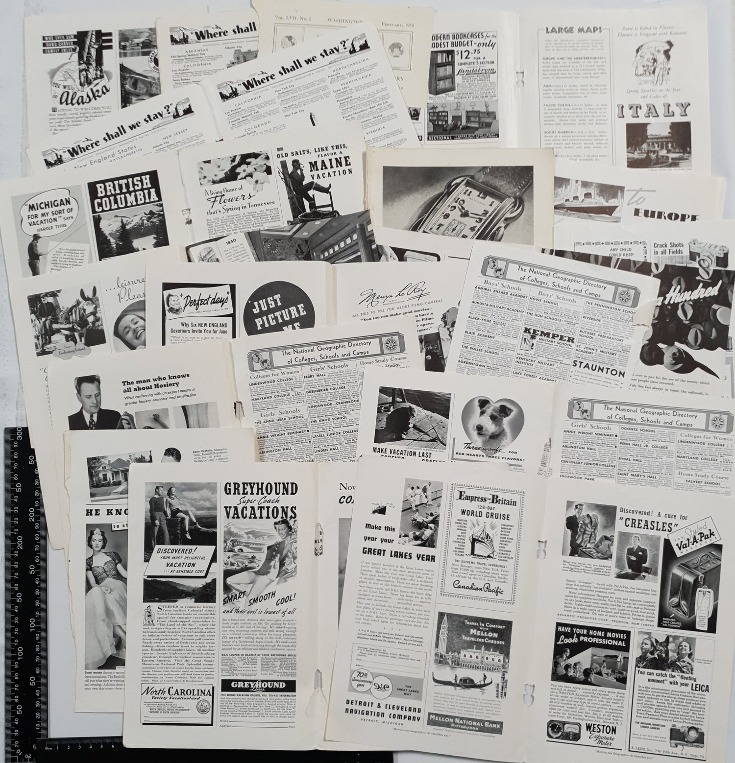 Authentic Vintage Advertisement Pages Pack - DN