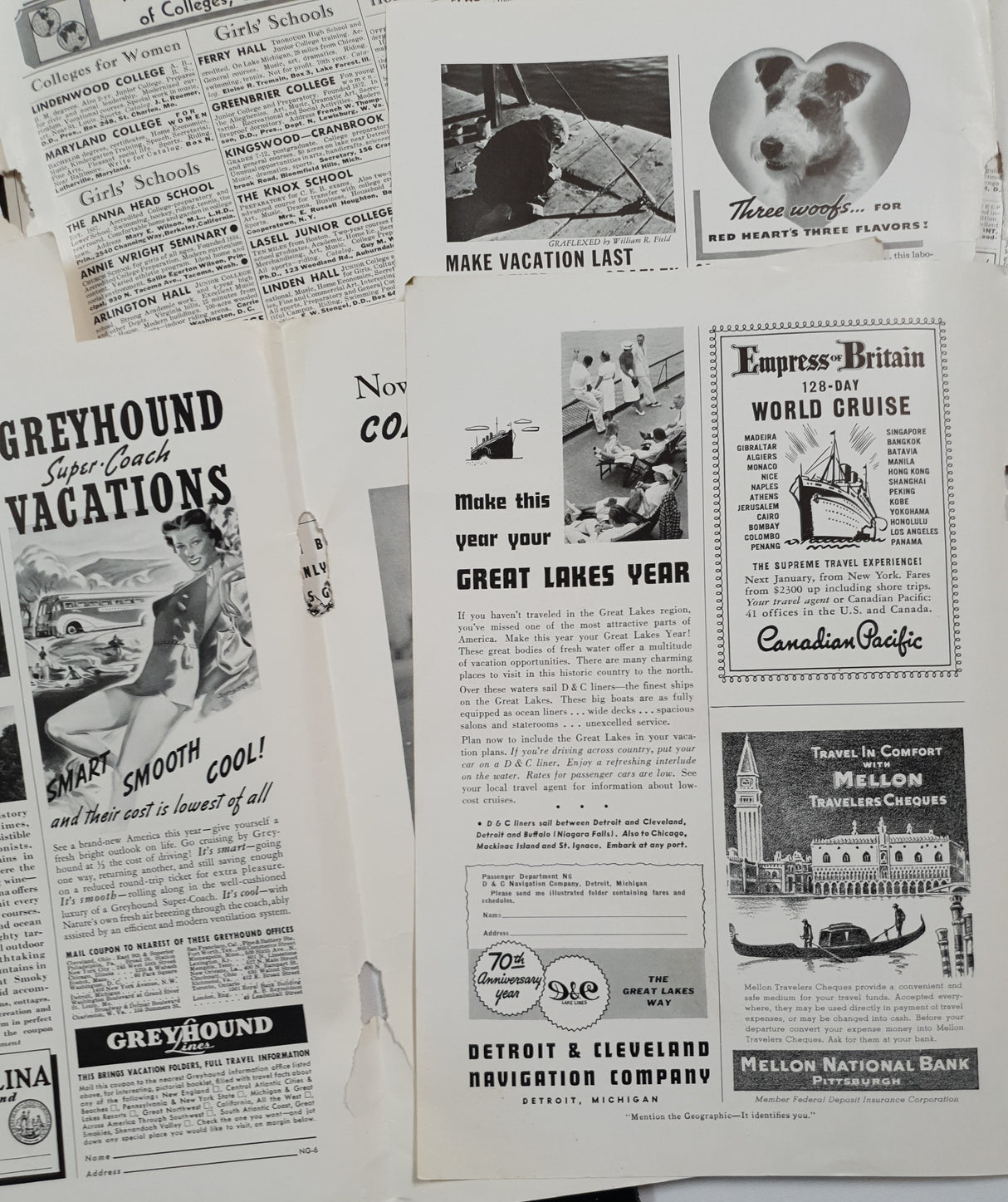 Authentic Vintage Advertisement Pages Pack - DN