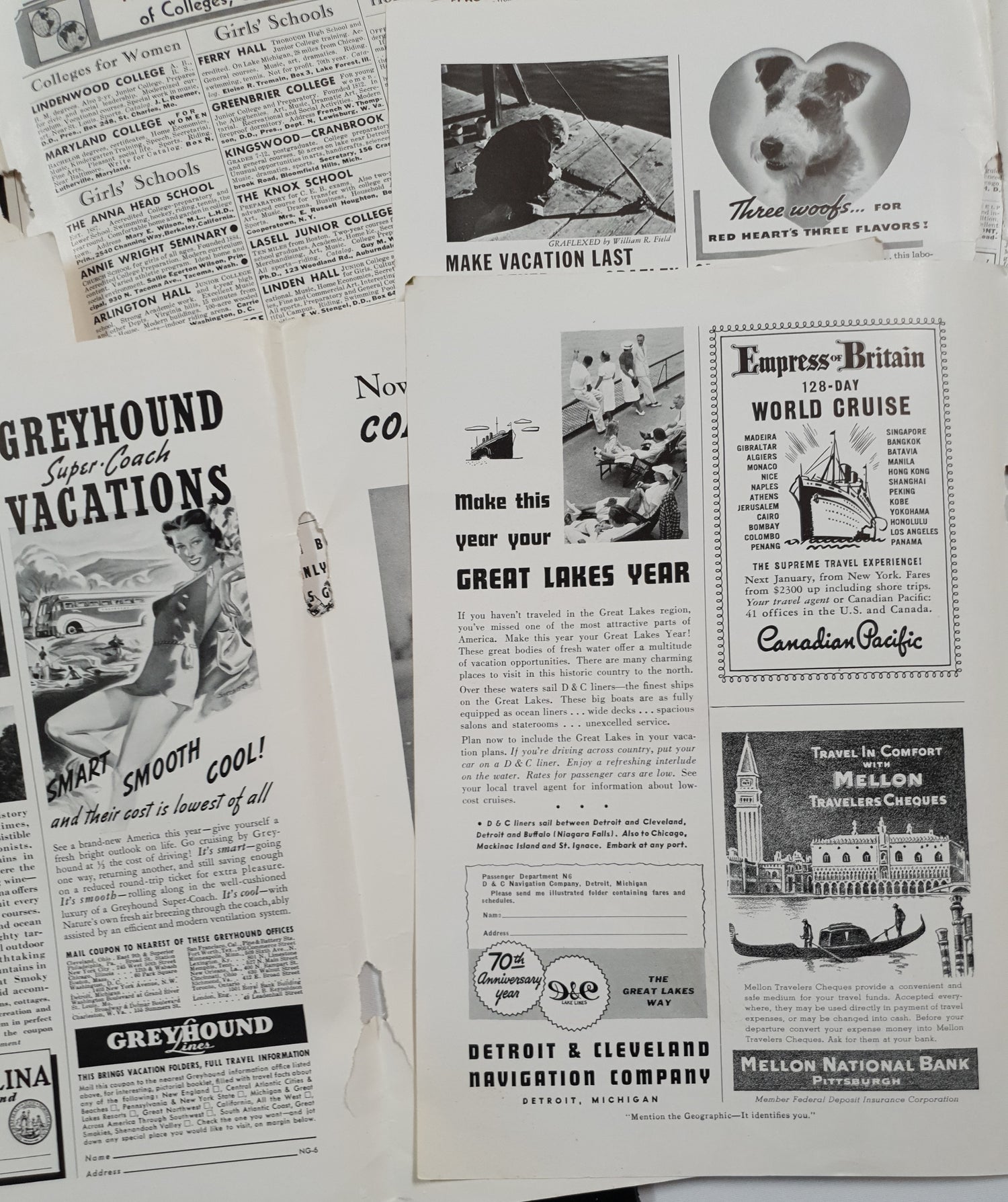 Authentic Vintage Advertisement Pages Pack - DN