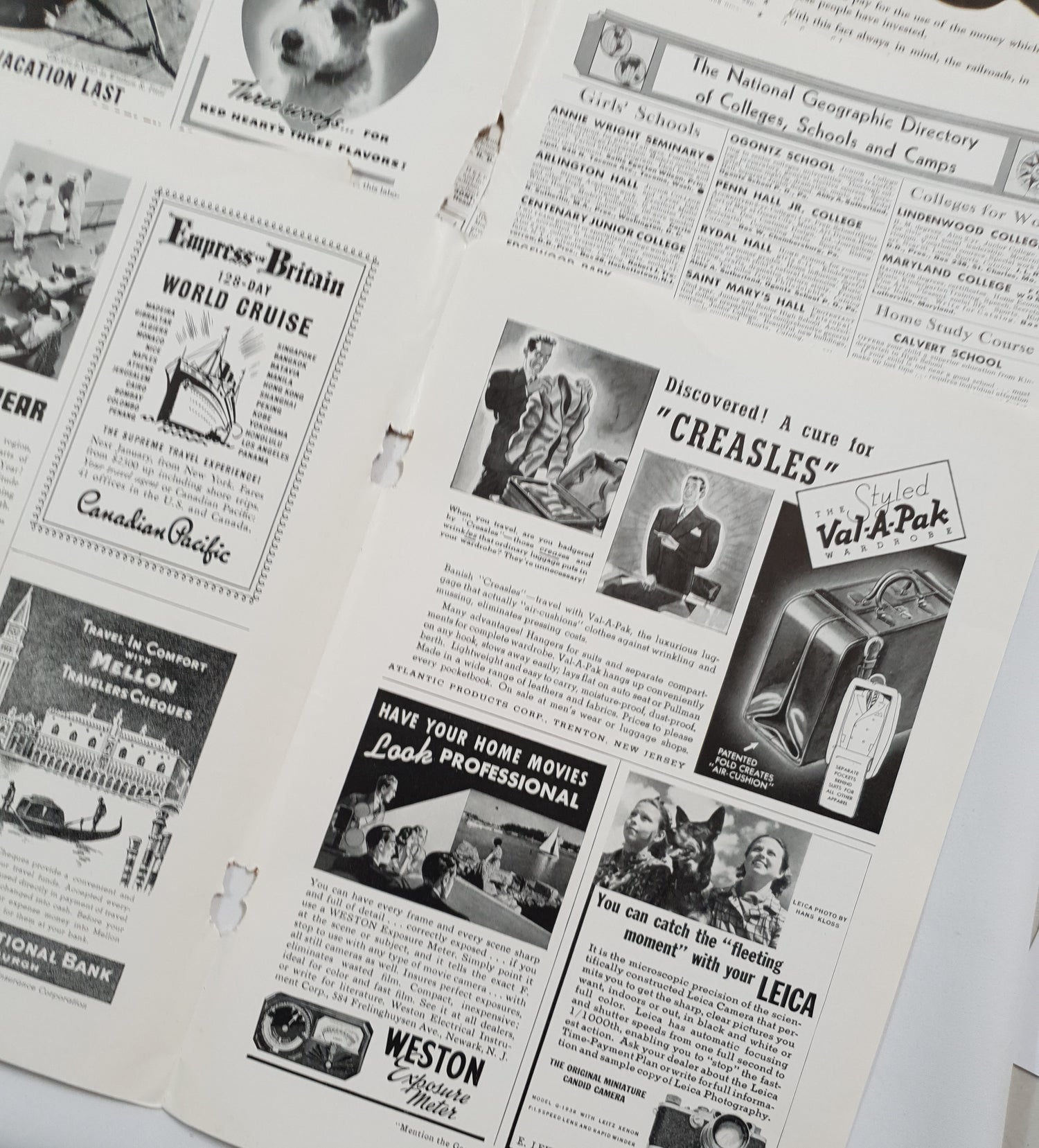 Authentic Vintage Advertisement Pages Pack - DN