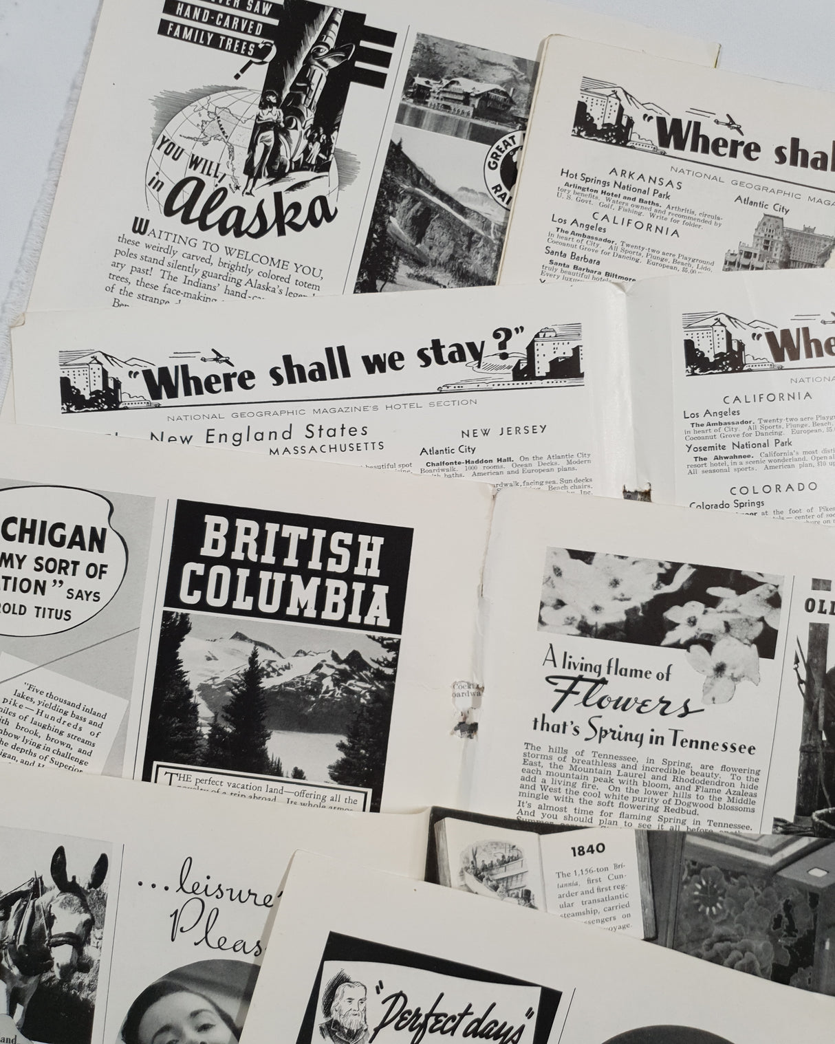 Authentic Vintage Advertisement Pages Pack - DN