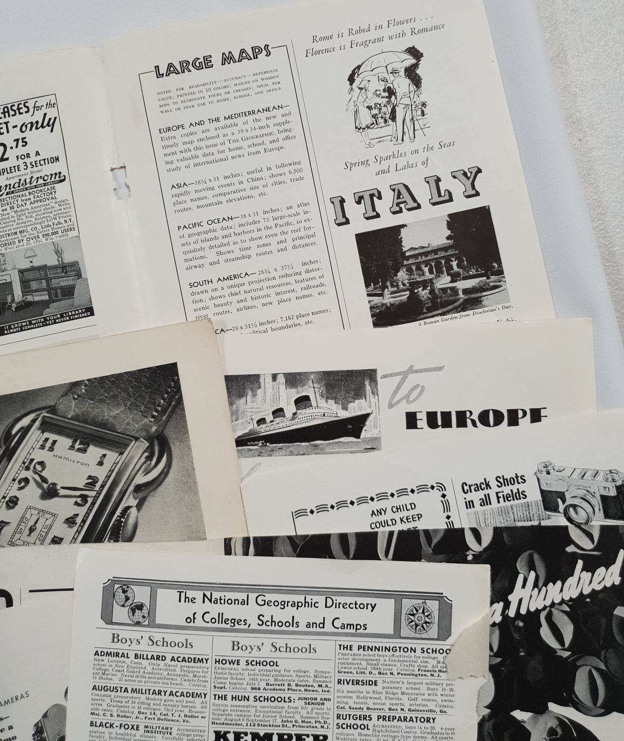 Authentic Vintage Advertisement Pages Pack - DN