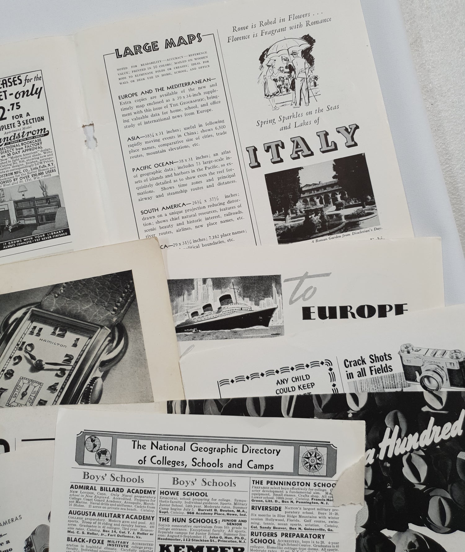 Authentic Vintage Advertisement Pages Pack - DN