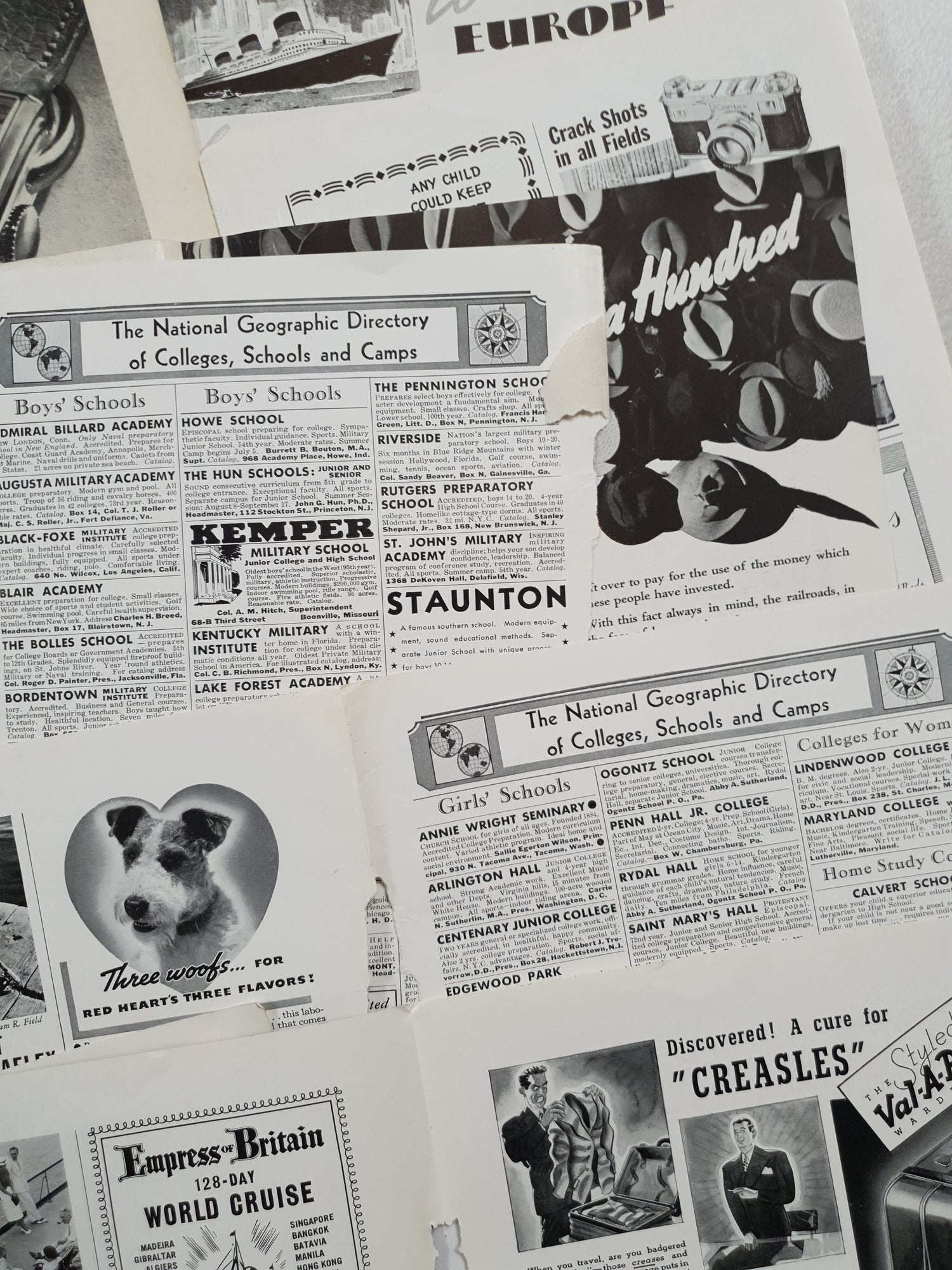 Authentic Vintage Advertisement Pages Pack - DN