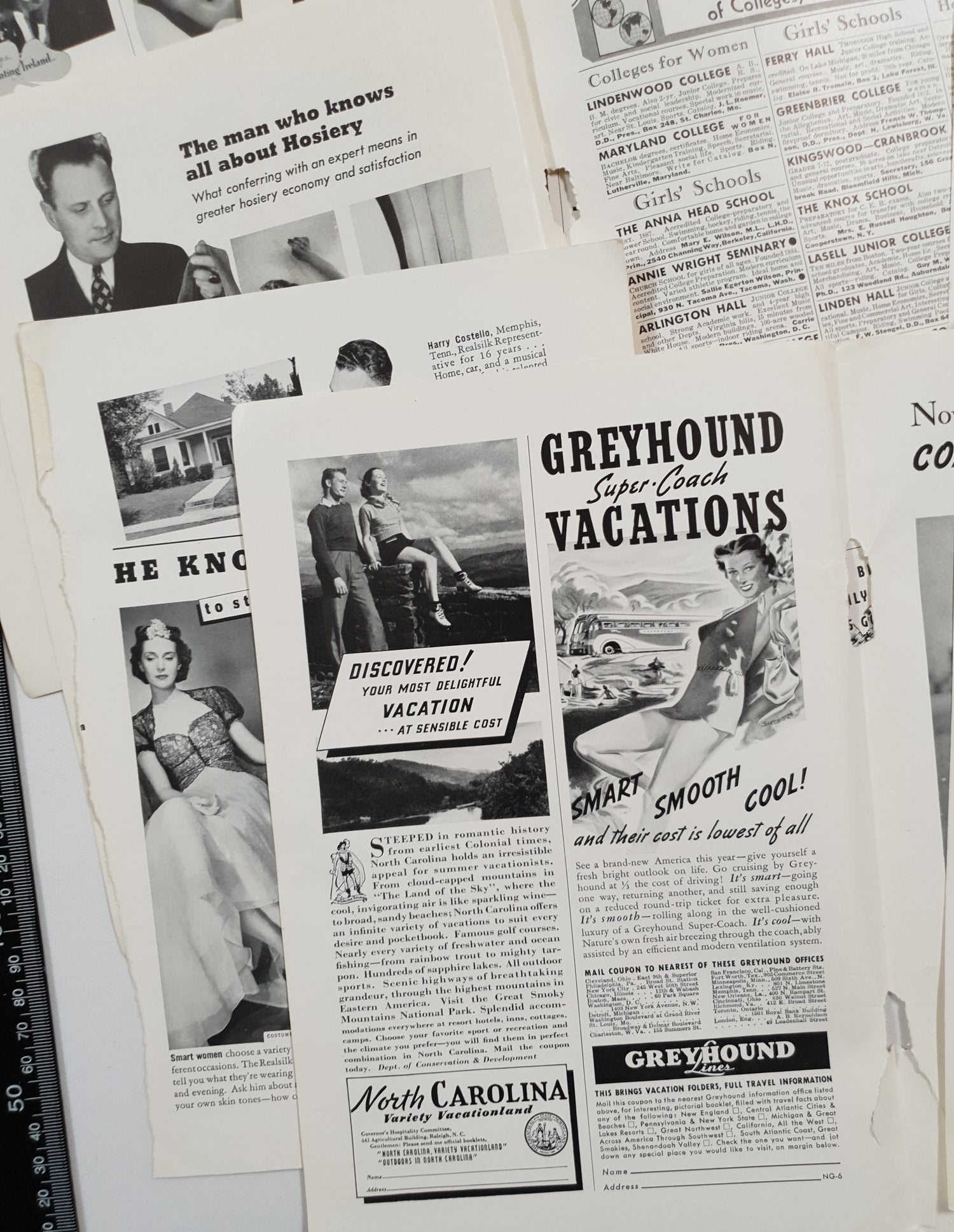 Authentic Vintage Advertisement Pages Pack - DN