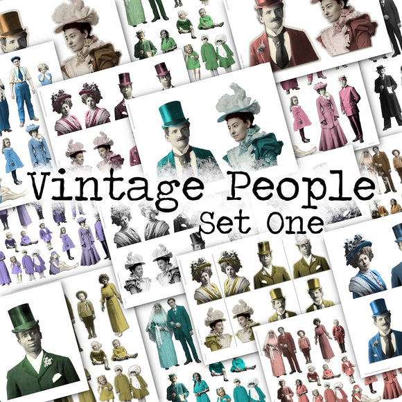 Vintage People - Set One - DI-10234 - Digital Download