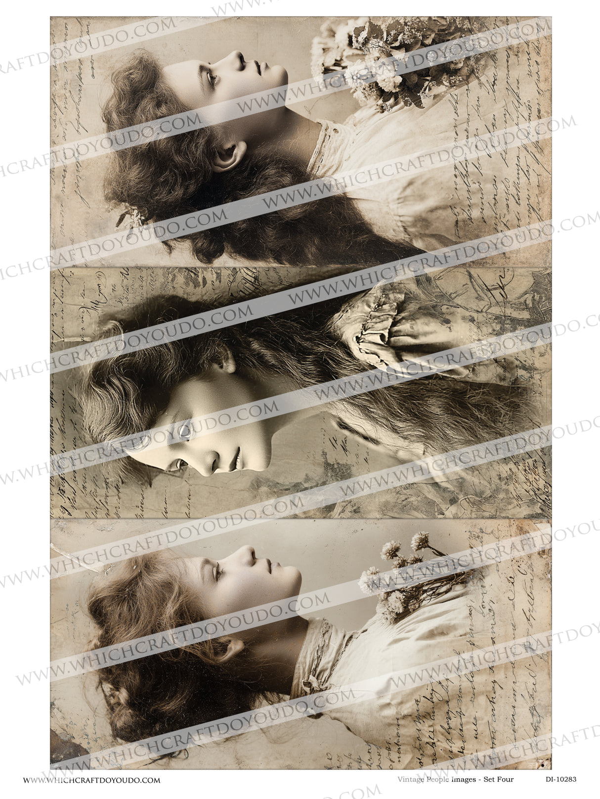 Vintage People Images - Set Four - DI-10823 - Digital Download