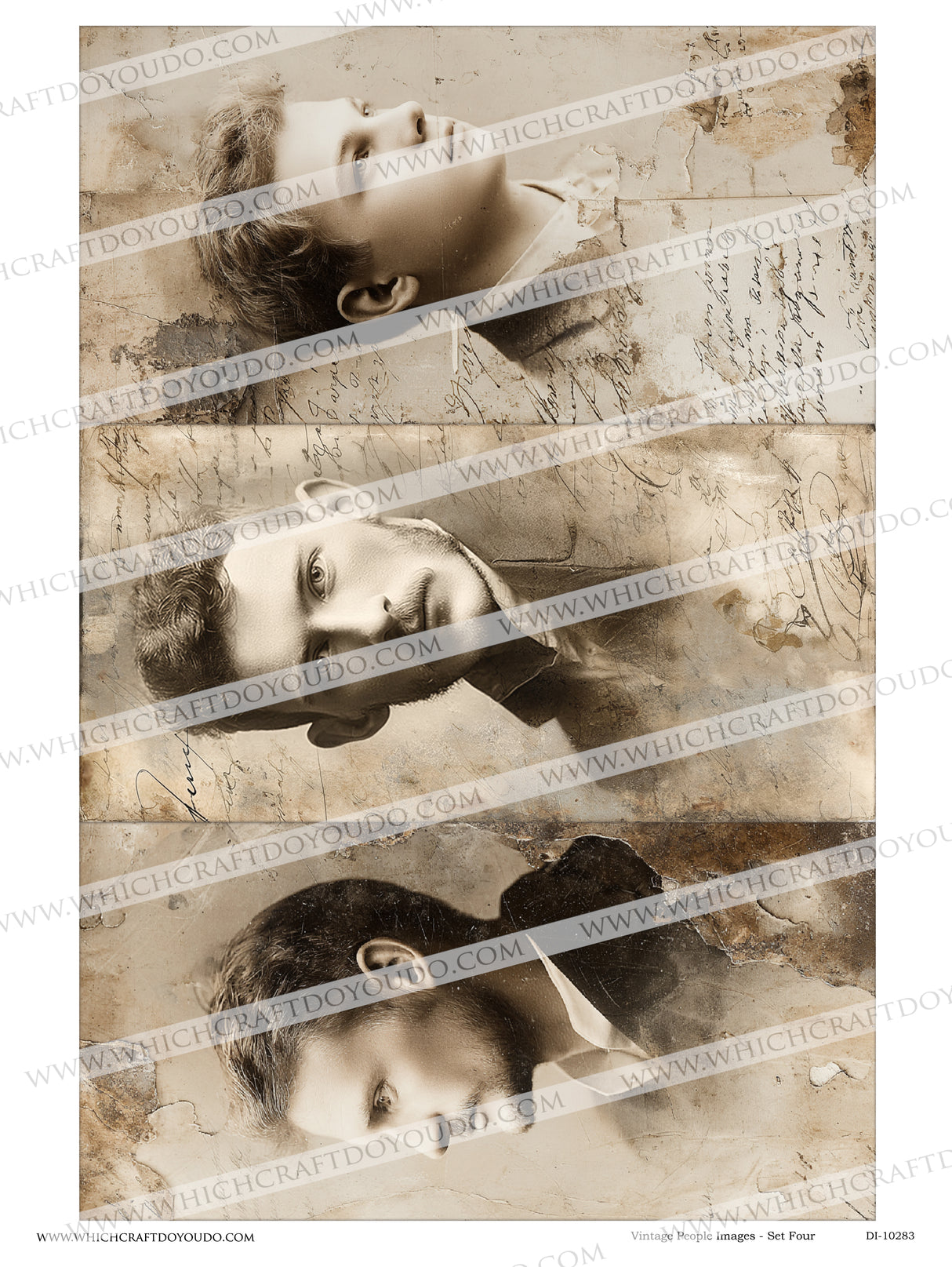 Vintage People Images - Set Four - DI-10823 - Digital Download
