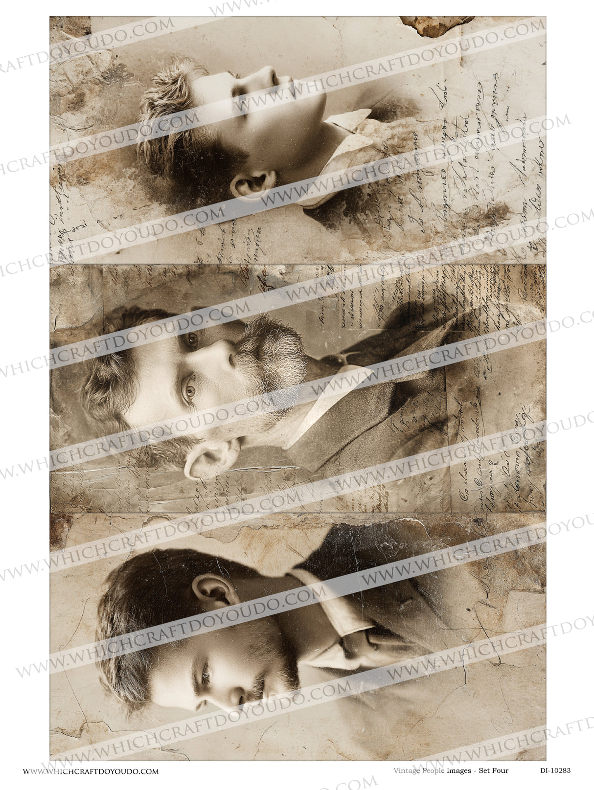Vintage People Images - Set Four - DI-10823 - Digital Download
