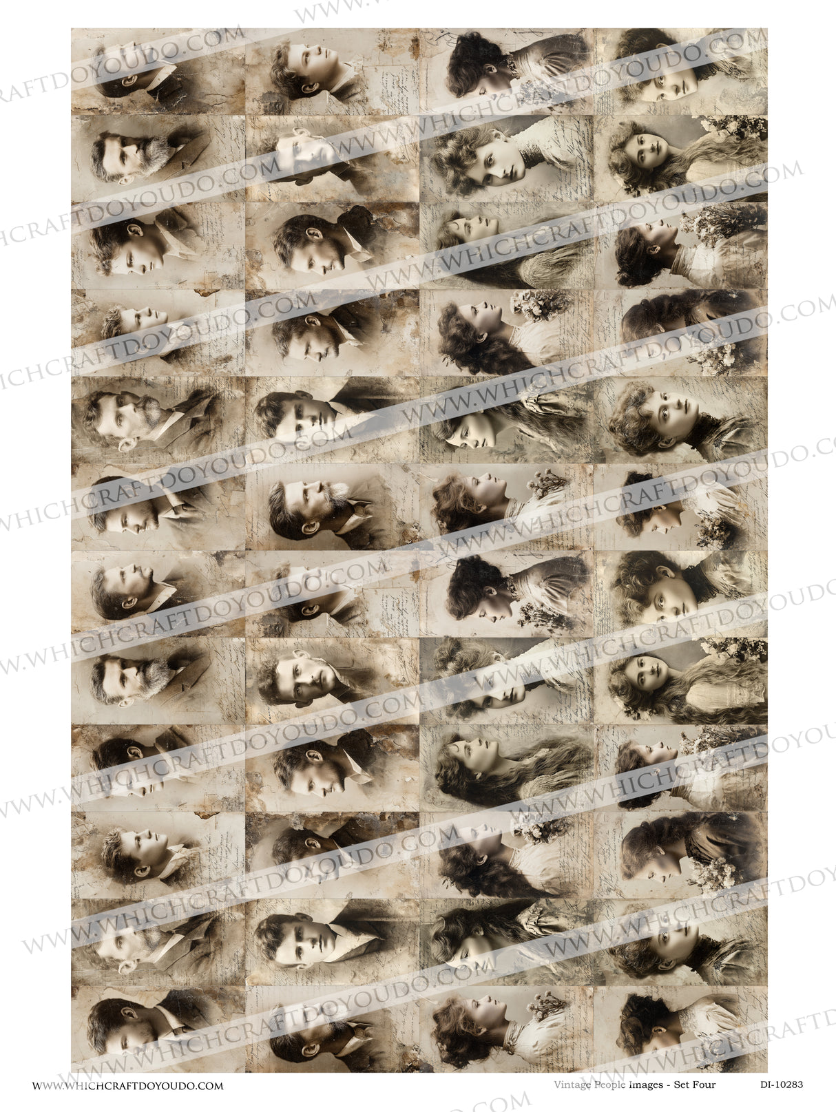 Vintage People Images - Set Four - DI-10823 - Digital Download