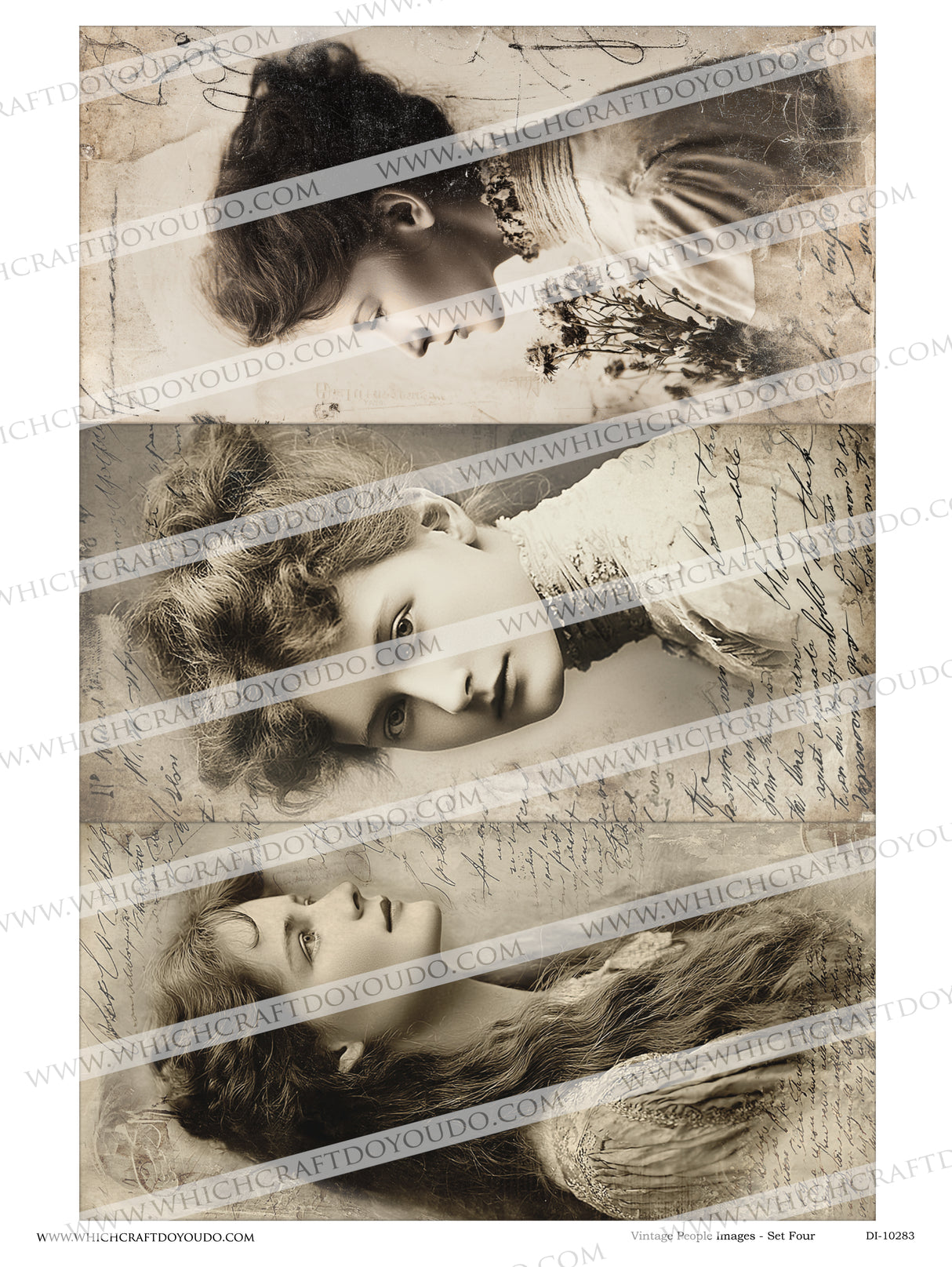 Vintage People Images - Set Four - DI-10823 - Digital Download