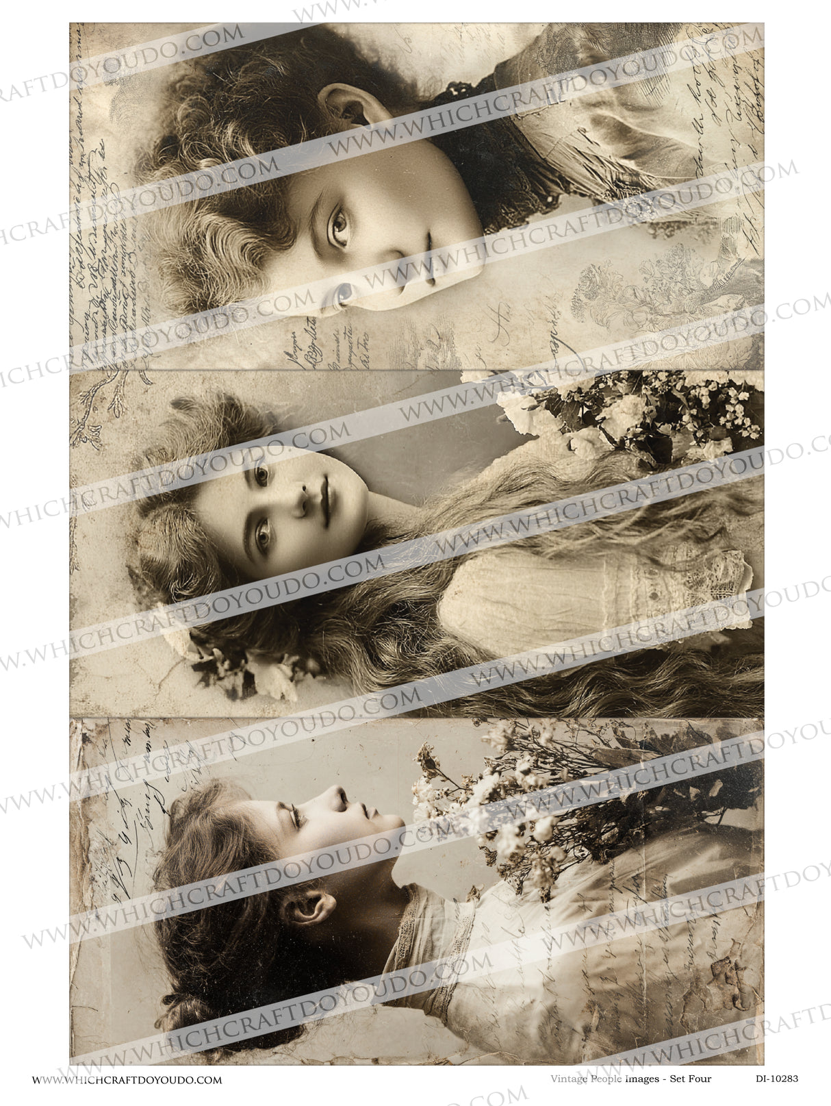 Vintage People Images - Set Four - DI-10823 - Digital Download