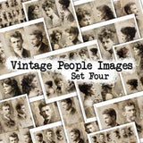 Vintage People Images - Set Four - DI-10823 - Digital Download