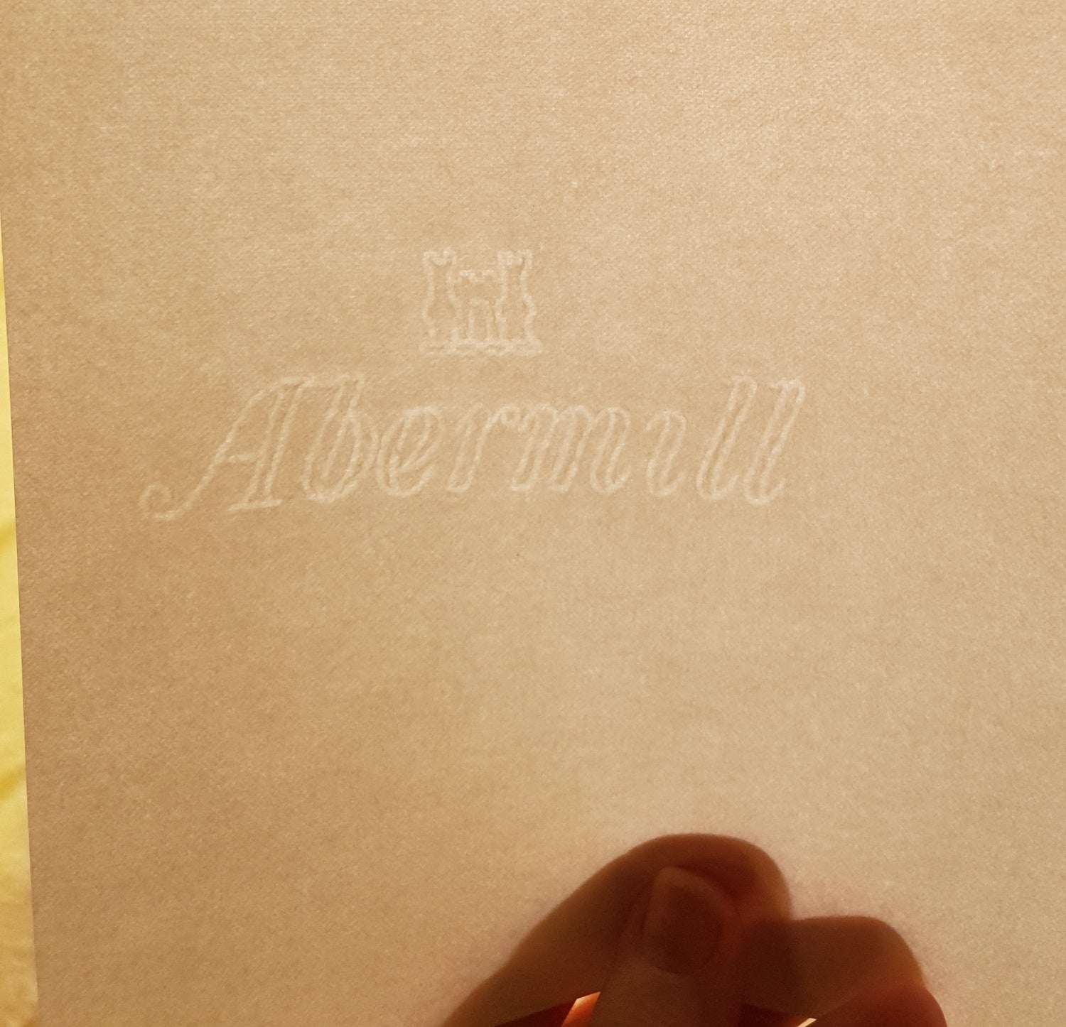 Vintage Abermill 70gsm Watermarked Paper – Set of 10 Sheets