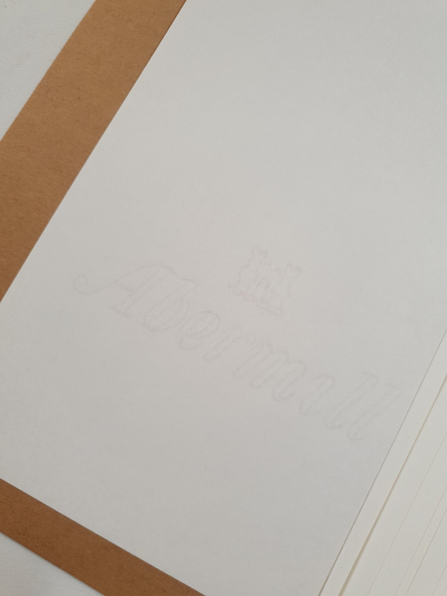 Vintage Abermill 70gsm Watermarked Paper – Set of 10 Sheets