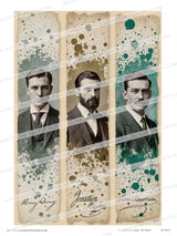 Vintage Image Strips - Set Three - DI-10319 - Digital Download