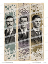Vintage Image Strips - Set Three - DI-10319 - Digital Download