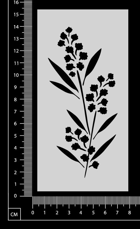 Wattle - Stencil - 75mm x 150mm