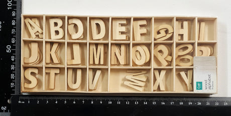 Wooden Embellishments - Alphabet