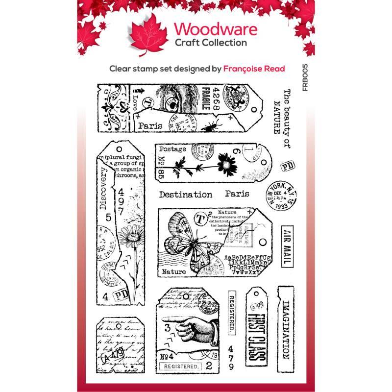 Woodware Clear Singles Tag Collection Stamps